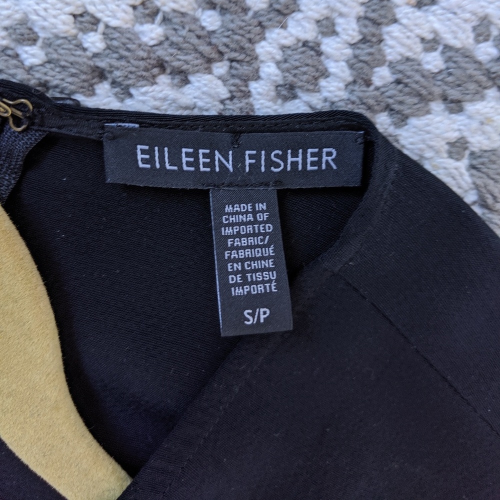 Eileen Fisher wide leg crop jumpsuit S/P - Picture 3 of 5